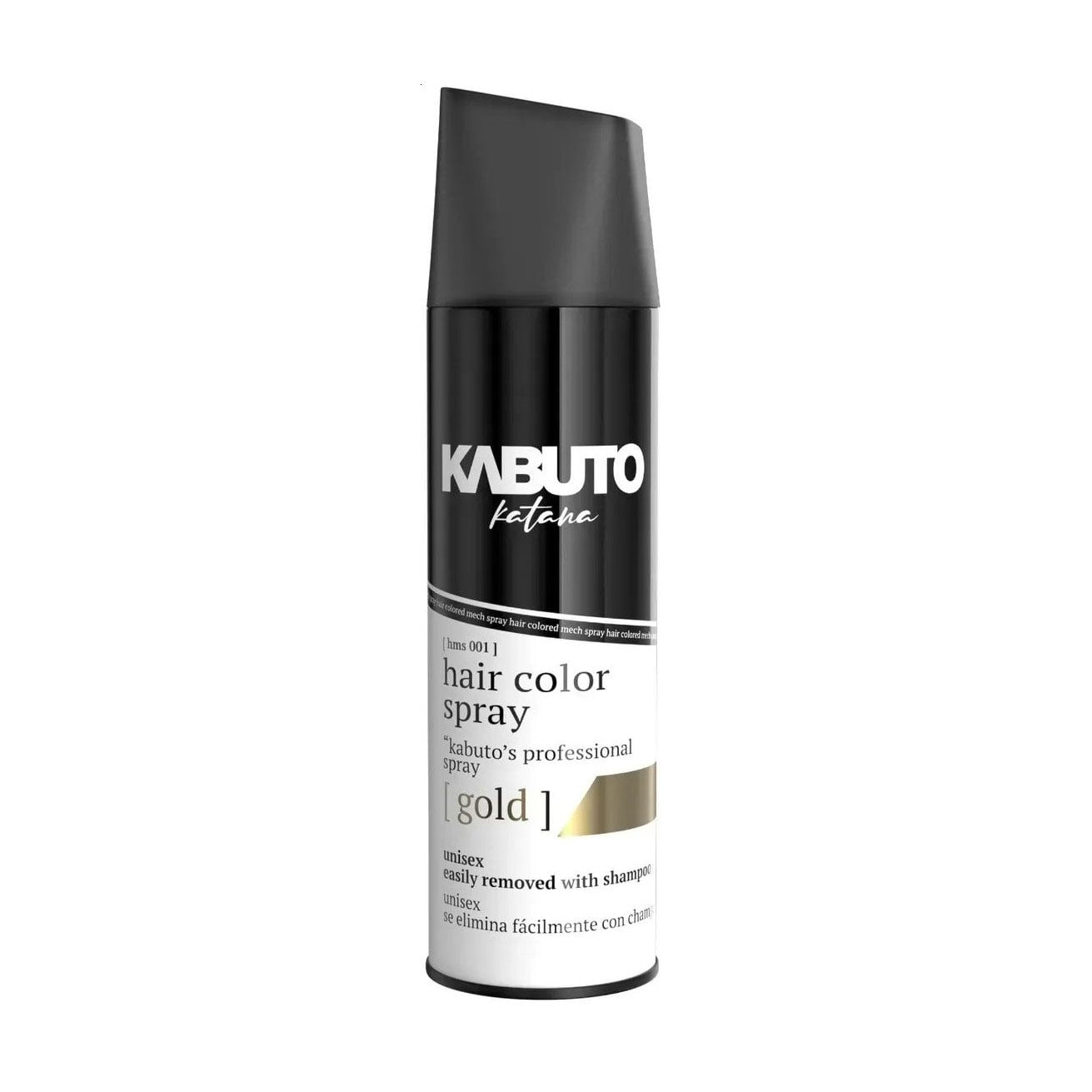 Чоловічий камуфлювальний спрей для волосся Kabuto Katana Hair Color Spray, Gold, 150 мл