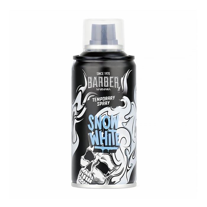 Чоловічий камуфлювальний спрей для волосся Marmara Barber Temporary Spray Snow White, 150 мл